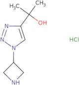 2-[1-(Azetidin-3-yl)-1H-1,2,3-triazol-4-yl]propan-2-ol hydrochloride