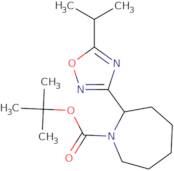 tert-Butyl 2-[5-(propan-2-yl)-1,2,4-oxadiazol-3-yl]azepane-1-carboxylate