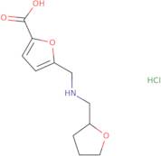 5-({[(Oxolan-2-yl)methyl]amino}methyl)furan-2-carboxylic acid hydrochloride