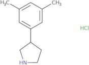 3-(3,5-Dimethylphenyl)pyrrolidine hydrochloride