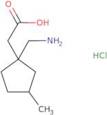 2-[1-(Aminomethyl)-3-methylcyclopentyl]acetic acid hydrochloride