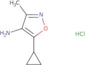 5-Cyclopropyl-3-methyl-1,2-oxazol-4-amine hydrochloride