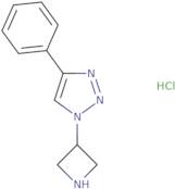 1-(Azetidin-3-yl)-4-phenyl-1H-1,2,3-triazole hydrochloride