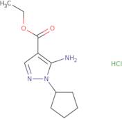 Ethyl 5-amino-1-cyclopentyl-1H-pyrazole-4-carboxylate hydrochloride