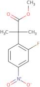 Methyl 2-(2-fluoro-4-nitrophenyl)-2-methylpropanoate