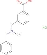 3-{[Benzyl(methyl)amino]methyl}benzoic acid hydrochloride