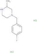 1-[(4-Fluorophenyl)methyl]-3-methylpiperazine dihydrochloride