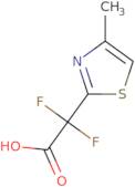 2,2-Difluoro-2-(4-methyl-1,3-thiazol-2-yl)acetic acid