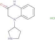 4-(Pyrrolidin-3-yl)-1,2,3,4-tetrahydroquinoxalin-2-one hydrochloride