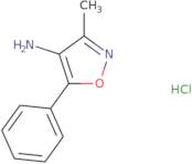 3-Methyl-5-phenyl-1,2-oxazol-4-amine hydrochloride