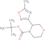 tert-Butyl 3-(5-methyl-1,2,4-oxadiazol-3-yl)morpholine-4-carboxylate