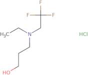 3-[Ethyl(2,2,2-trifluoroethyl)amino]propan-1-ol hydrochloride