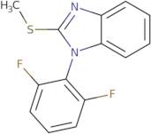 1-(2,6-Difluorophenyl)-2-(methylsulfanyl)-1H-1,3-benzodiazole