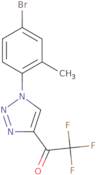 1-[1-(4-Bromo-2-methylphenyl)-1H-1,2,3-triazol-4-yl]-2,2,2-trifluoroethan-1-one