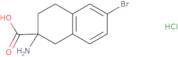 2-Amino-6-bromo-1,2,3,4-tetrahydronaphthalene-2-carboxylic acid hydrochloride