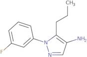 1-(3-Fluorophenyl)-5-propyl-1H-pyrazol-4-amine