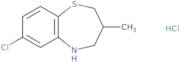 7-Chloro-3-methyl-2,3,4,5-tetrahydro-1,5-benzothiazepine hydrochloride