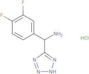 (3,4-Difluorophenyl)(1H-1,2,3,4-tetrazol-5-yl)methanamine hydrochloride