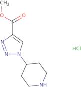 Methyl 1-(piperidin-4-yl)-1H-1,2,3-triazole-4-carboxylate hydrochloride