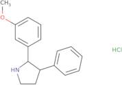 2-(3-Methoxyphenyl)-3-phenylpyrrolidine hydrochloride