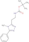 tert-Butyl N-[2-(4-methyl-5-phenyl-4H-1,2,4-triazol-3-yl)ethyl]carbamate