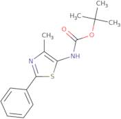 tert-Butyl N-(4-methyl-2-phenyl-1,3-thiazol-5-yl)carbamate