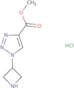 Methyl 1-(azetidin-3-yl)-1H-1,2,3-triazole-4-carboxylate hydrochloride