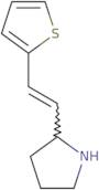 2-[(E)-2-(Thiophen-2-yl)ethenyl]pyrrolidine