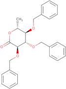 (3R,4S,5R,6R)-3,4,5-Tris(benzyloxy)-tetrahydro-6-methylpyran-2-one