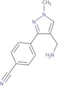 4-[4-(Aminomethyl)-1-methyl-1H-pyrazol-3-yl]benzonitrile