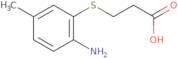 3-[(2-Amino-5-methylphenyl)sulfanyl]propanoic acid