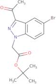 tert-Butyl 2-(3-acetyl-5-bromo-indazol-1-yl)acetate