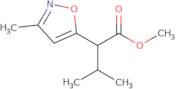 Methyl 3-methyl-2-(3-methylisoxazol-5-yl)butanoate