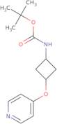 tert-Butyl (trans-3-(pyridin-4-yloxy)cyclobutyl)carbamate