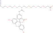 N-(Azido-PEG2)-N-fluorescein-PEG3-acid