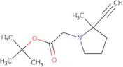 tert-Butyl 2-(2-ethynyl-2-methyl-1-pyrrolidinyl)acetate