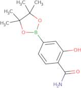 2-Hydroxy-4-(4,4,5,5-tetramethyl-1,3,2-dioxaborolan-2-yl)benzamide