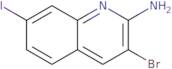 3-Bromo-7-iodoquinolin-2-amine