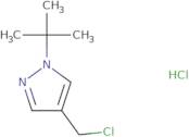1-tert-Butyl-4-(chloromethyl)-1H-pyrazole hydrochloride