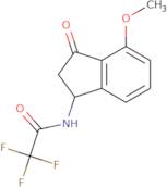 2,2,2-Trifluoro-N-(4-methoxy-3-oxo-2,3-dihydro-1H-inden-1-yl)acetamide
