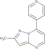 2-Methyl-7-(4-pyridinyl)pyrazolo[1,5-a]pyrimidine