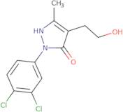 2-(3,4-Dichlorophenyl)-4-(2-hydroxyethyl)-5-methyl-2,3-dihydro-1H-pyrazol-3-one