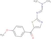 N'-[5-(4-Methoxybenzoyl)-1,3-thiazol-2-yl]-N,N-dimethyliminoformamide