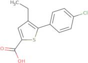 5-(4-Chloro-phenyl)-4-ethyl-thiophene-2-carboxylic acid