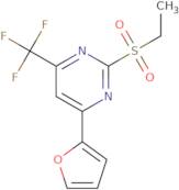 2-(Ethanesulfonyl)-4-(furan-2-yl)-6-(trifluoromethyl)pyrimidine