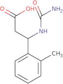 3-(Carbamoylamino)-3-(2-methylphenyl)propanoic acid