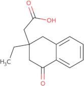 2-(2-Ethyl-4-oxo-1,2,3,4-tetrahydronaphthalen-2-yl)acetic acid