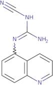 (E)-2-cyano-1-(quinolin-5-yl)guanidine