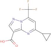 5-Cyclopropyl-7-(trifluoromethyl)pyrazolo[1,5-a]pyrimidine-3-carboxylic acid