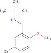 [(5-Bromo-2-methoxyphenyl)methyl](tert-butyl)amine